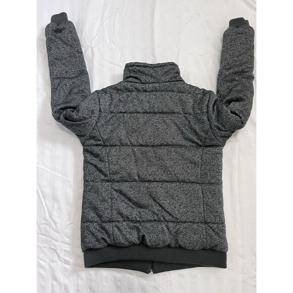 Colosseum Penn State Thick Puffer Coat Jacket Size Small Gray Black Silver Spots - Picture 5 of 8